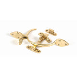 From The Anvil Door Furniture Polished Brass / Thumb Latch From The Anvil - Polished Brass Cast Suffolk Latch Set