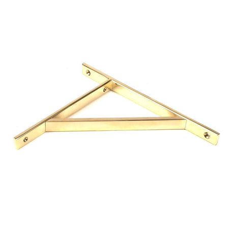 From The Anvil Accessories Polished Brass / Shelf Brackets / 260 x 200mm From The Anvil - Polished Brass Chalfont Shelf Bracket (260mm x 200mm)