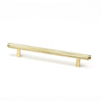 From The Anvil Cabinet Hardware Polished Brass / Cabinet Pull Handles / Medium From The Anvil - Polished Brass Full Brompton Pull Handle - Medium