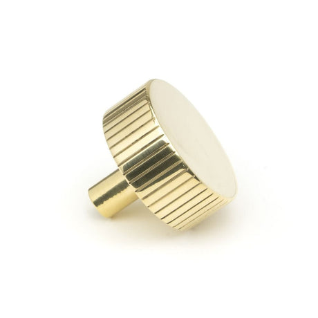 From The Anvil Cabinet Hardware Polished Brass / Cabinet Knobs / 38mm Dia. From The Anvil - Polished Brass Judd Cabinet Knob - 38mm (No Rose)