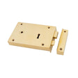 From The Anvil Locks & Latches Polished Brass / Rim Locks From The Anvil - Polished Brass Left Hand Rim Lock - Large