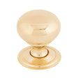 From The Anvil Cabinet Hardware Polished Brass / Cabinet Knobs / 32mm Dia. From The Anvil - Polished Brass Mushroom Cabinet Knob 32mm