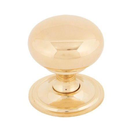 From The Anvil Cabinet Hardware Polished Brass / Cabinet Knobs / 38mm Dia. From The Anvil - Polished Brass Mushroom Cabinet Knob 38mm