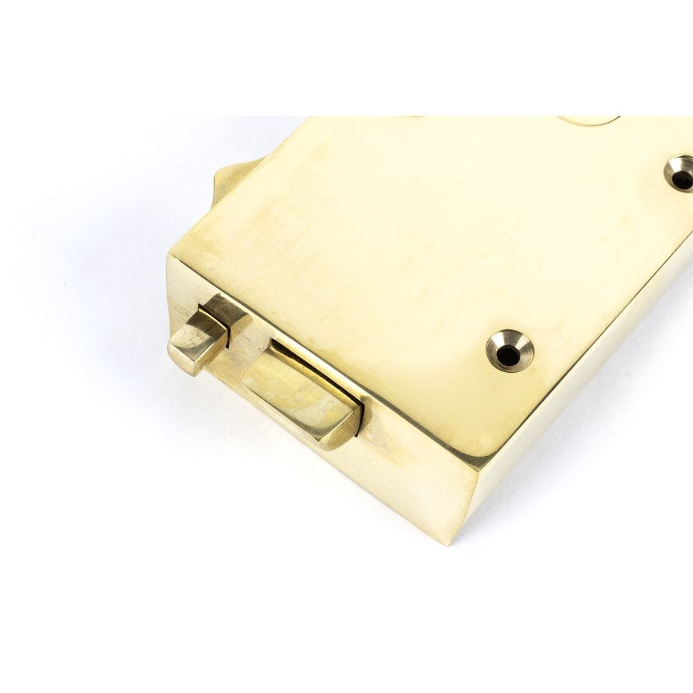 From The Anvil Locks & Latches Polished Brass / Rim Latches From The Anvil - Polished Brass Right Hand Bathroom Latch