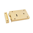 From The Anvil Locks & Latches Polished Brass / Rim Locks From The Anvil - Polished Brass Right Hand Rim Lock - Large