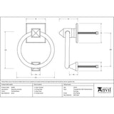 From The Anvil Door Furniture Polished Brass / Ring Door Knocker From The Anvil - Polished Brass Ring Door Knocker