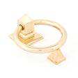 From The Anvil Door Furniture Polished Brass / Ring Door Knocker From The Anvil - Polished Brass Ring Door Knocker