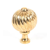 From The Anvil Cabinet Hardware Polished Brass / Cabinet Knobs / Medium From The Anvil - Polished Brass Spiral Cabinet Knob - Medium