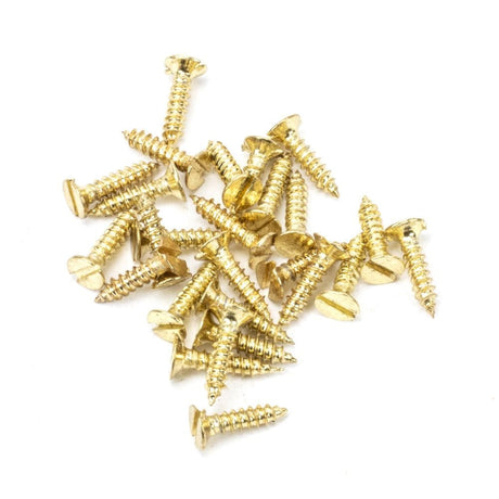 From The Anvil Accessories Polished Brass / Fixing Packs From The Anvil - Polished Brass SS 4xÃƒâ€šÃ‚Â½" Countersunk Screws (25)