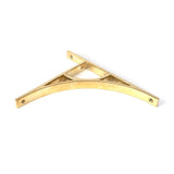 From The Anvil Accessories Polished Brass / Shelf Brackets / 260 x 200mm From The Anvil - Polished Brass Tyne Shelf Bracket (260mm x 200mm)