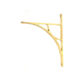 From The Anvil Accessories Polished Brass / Shelf Brackets / 314 x 250mm From The Anvil - Polished Brass Tyne Shelf Bracket (314mm x 250mm)