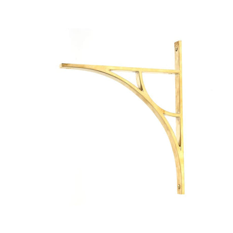 From The Anvil Accessories Polished Brass / Shelf Brackets / 314 x 250mm From The Anvil - Polished Brass Tyne Shelf Bracket (314mm x 250mm)