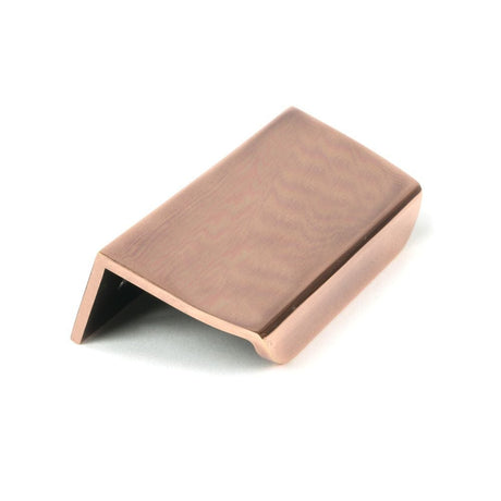 From The Anvil Cabinet Hardware Polished Bronze / Edge Pull / 100mm From The Anvil - Polished Bronze 100mm Moore Edge Pull