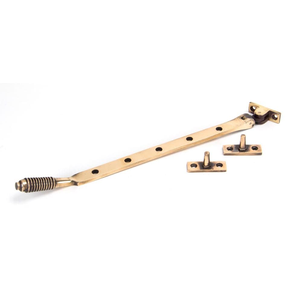 From The Anvil Window Furniture Polished Bronze / 12"/300mm From The Anvil - Polished Bronze 12" Reeded Stay