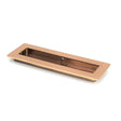 From The Anvil Door Furniture Polished Bronze / Flush Handle / Rectangular From The Anvil - Polished Bronze 175mm Plain Rectangular Pull