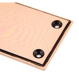 From The Anvil Door Furniture Polished Bronze / Finger Plates / 300 x 65mm From The Anvil - Polished Bronze 300mm Art Deco Fingerplate