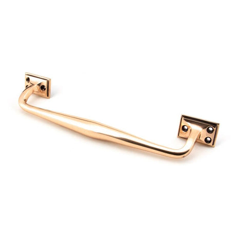 From The Anvil Door Furniture Polished Bronze / Pull Handles (Face Fix) From The Anvil - Polished Bronze 300mm Art Deco Pull Handle