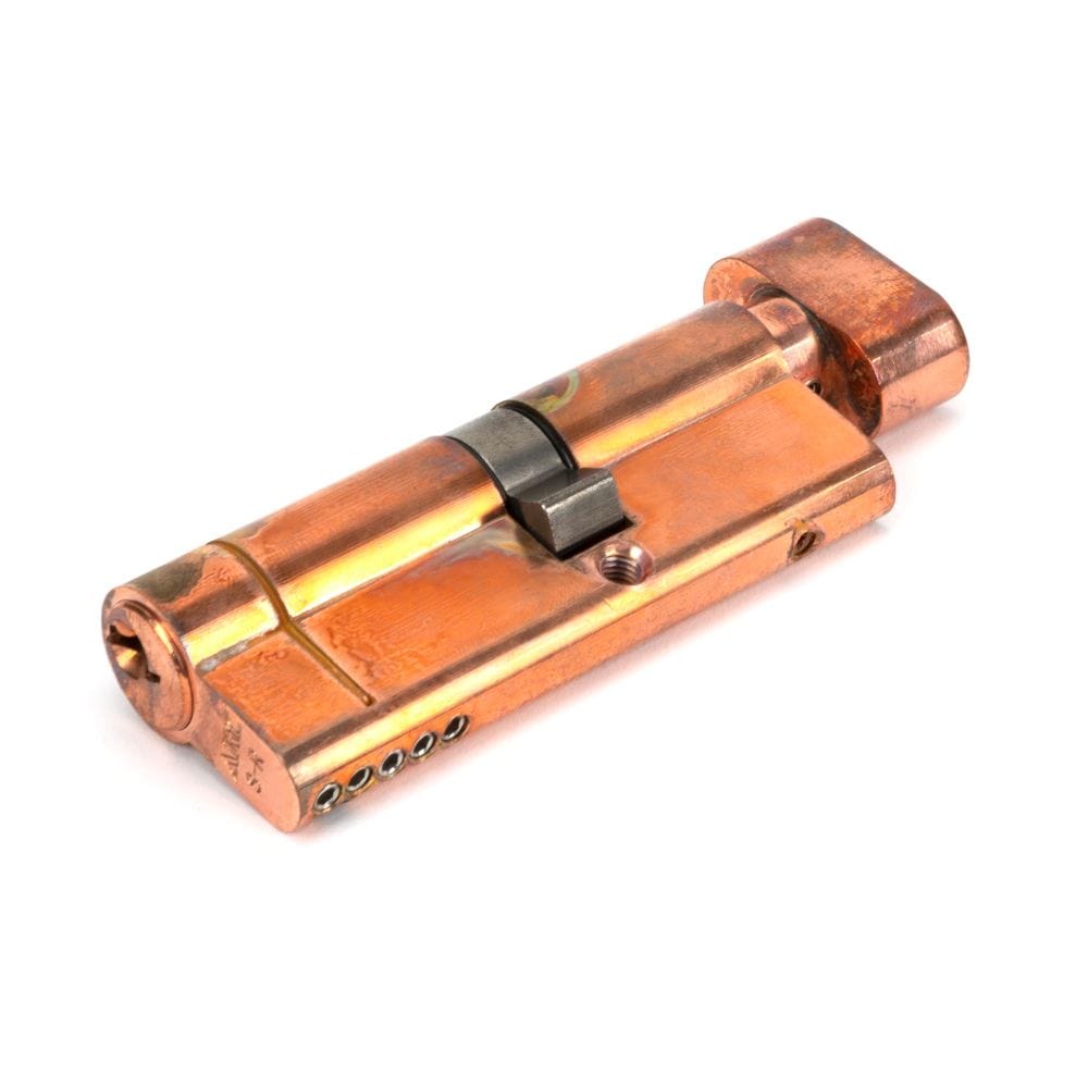 From The Anvil Locks & Latches Polished Bronze / Euro Cylinder & Turn / 35 x 45mm From The Anvil - Polished Bronze 35T/45 5pin Euro Cylinder/Thumbturn