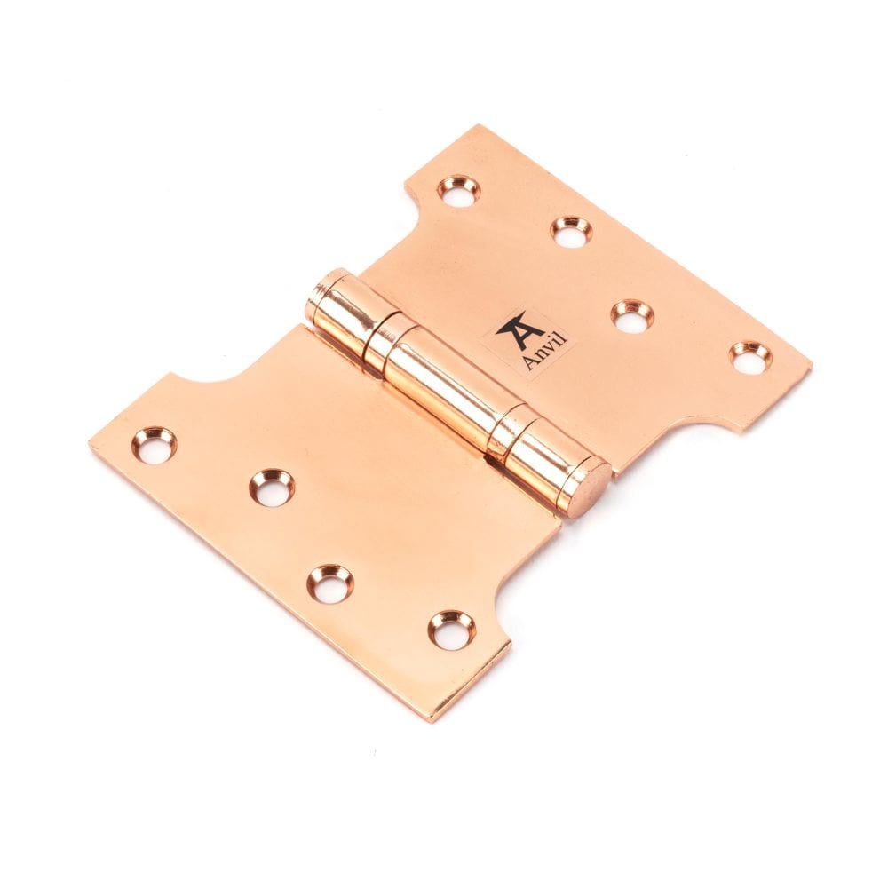 From The Anvil Hinges Polished Bronze / Parliament Hinges / 4" x (102mm) From The Anvil - Polished Bronze 4" x 3" x 5" Parliament Hinge (pair) ss