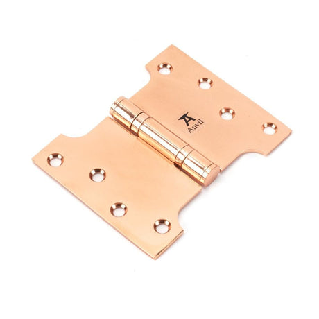 From The Anvil Hinges Polished Bronze / Parliament Hinges / 4" x (102mm) From The Anvil - Polished Bronze 4" x 3" x 5" Parliament Hinge (pair) ss