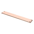 From The Anvil Door Furniture Polished Bronze / Finger Plates / 425 x 65mm From The Anvil - Polished Bronze 425mm Art Deco Fingerplate