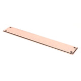 From The Anvil Door Furniture Polished Bronze / Finger Plates / 425 x 65mm From The Anvil - Polished Bronze 425mm Art Deco Fingerplate