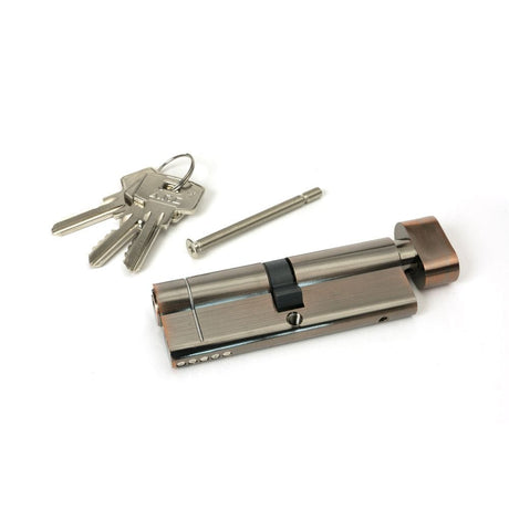 From The Anvil Locks & Latches Polished Bronze / Euro Cylinder & Turn / 45 x 45mm From The Anvil - Polished Bronze 45/45 5pin Euro Cylinder/Thumbturn