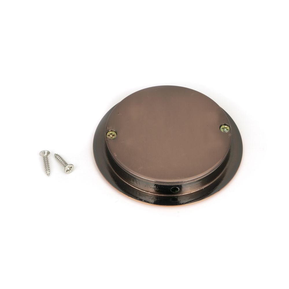 From The Anvil Door Furniture Polished Bronze / Flush Handle / Round From The Anvil - Polished Bronze 75mm Art Deco Round Pull