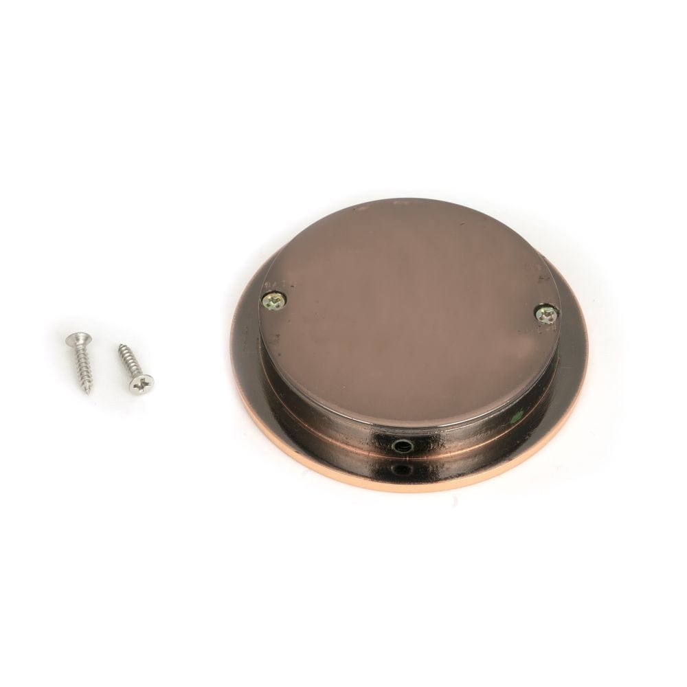 From The Anvil Door Furniture Polished Bronze / Flush Handle / Round From The Anvil - Polished Bronze 75mm Plain Round Pull