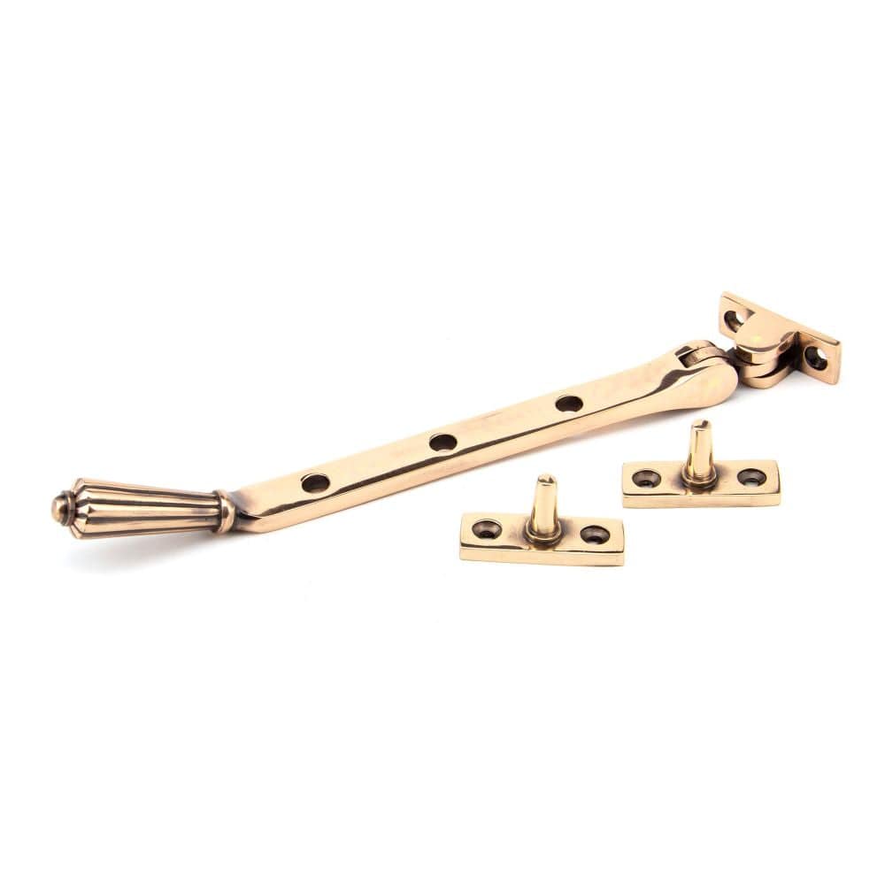 From The Anvil Window Furniture Polished Bronze / 8"/200mm From The Anvil - Polished Bronze 8" Hinton Stay