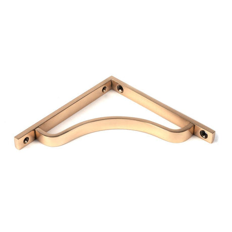 From The Anvil Accessories Polished Bronze / Shelf Brackets / 150 x 150mm From The Anvil - Polished Bronze Abingdon Shelf Bracket (150mm x 150mm)