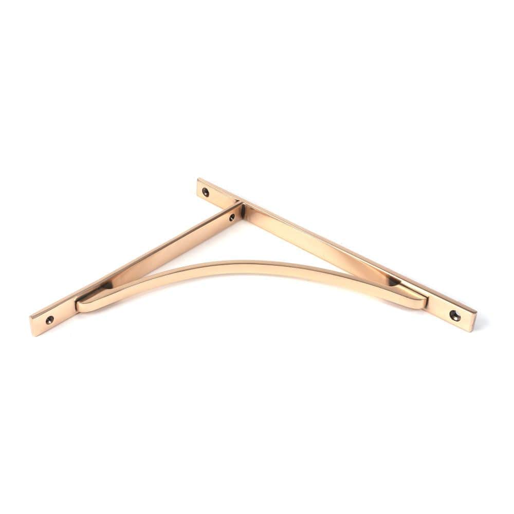 From The Anvil Accessories Polished Bronze / Shelf Brackets / 314 x 250mm From The Anvil - Polished Bronze Apperley Shelf Bracket (314mm x 250mm)