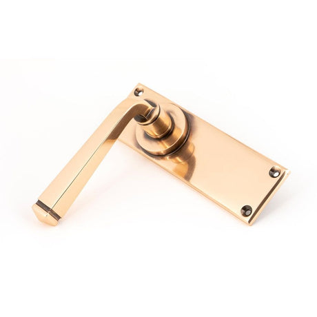 From The Anvil Door Furniture Polished Bronze / Latch Handles From The Anvil - Polished Bronze Avon Lever Latch Set