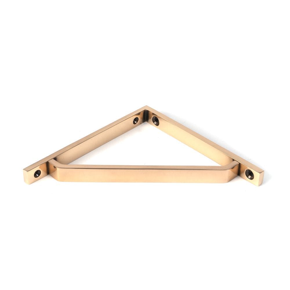 From The Anvil Accessories Polished Bronze / Shelf Brackets / 150 x 150mm From The Anvil - Polished Bronze Barton Shelf Bracket (150mm x 150mm)
