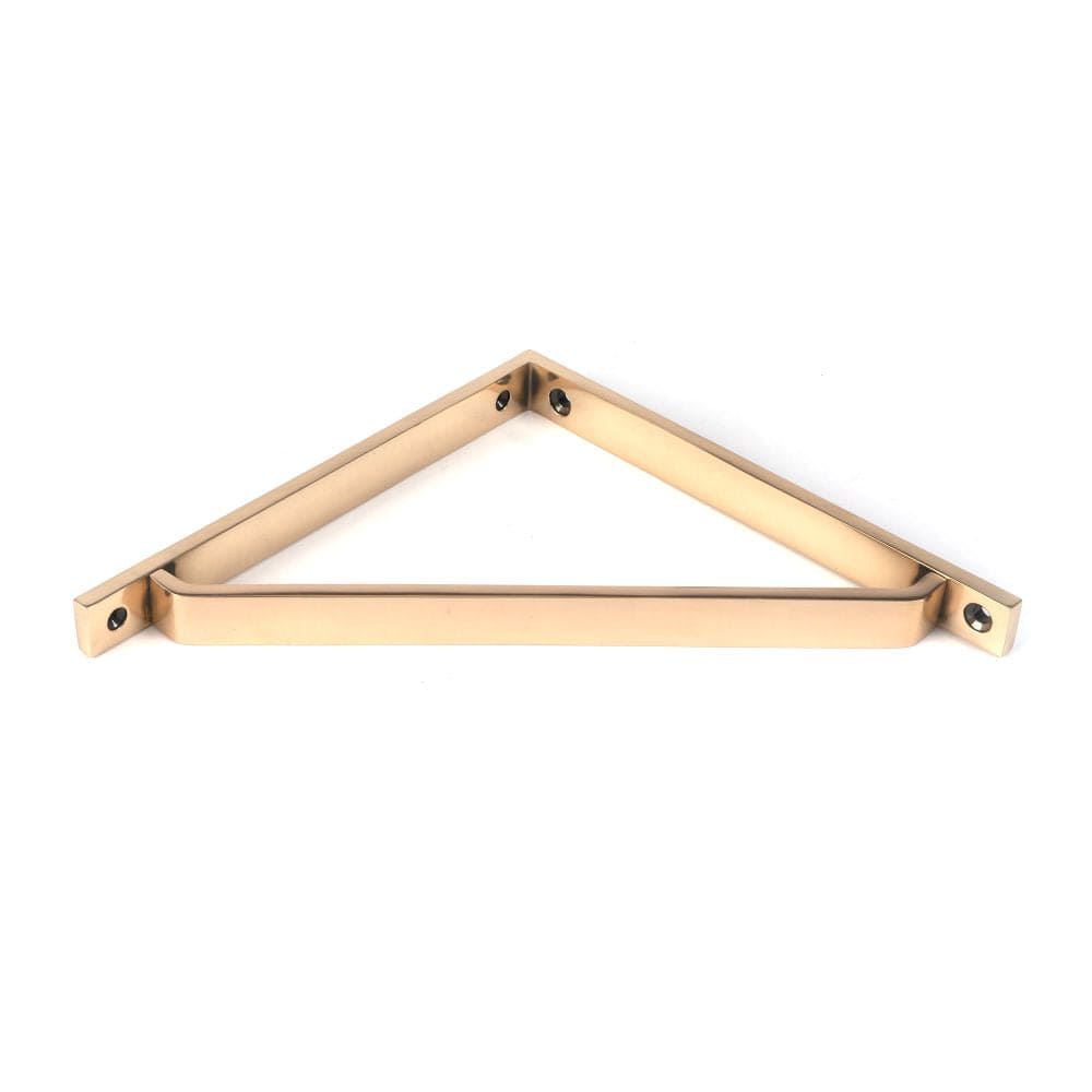 From The Anvil Accessories Polished Bronze / Shelf Brackets / 200 x 200mm From The Anvil - Polished Bronze Barton Shelf Bracket (200mm x 200mm)