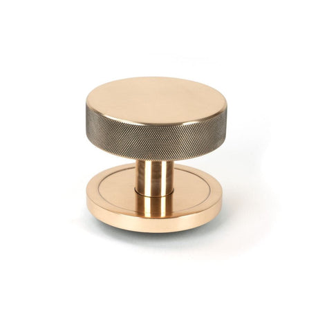 From The Anvil Door Furniture Polished Bronze From The Anvil - Polished Bronze Brompton Centre Door Knob (Plain)