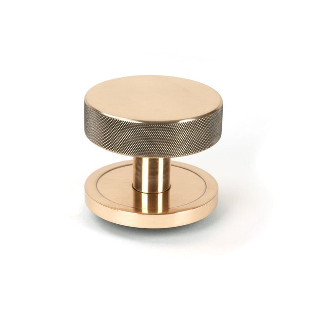 From The Anvil Door Furniture Polished Bronze From The Anvil - Polished Bronze Brompton Centre Door Knob (Plain)