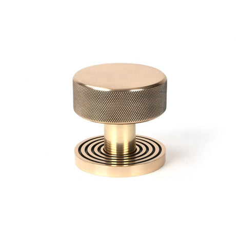 From The Anvil Door Furniture Polished Bronze / Mortice/Rim Knobs From The Anvil - Polished Bronze Brompton Mortice/Rim Knob Set (Beehive)