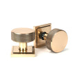 From The Anvil Door Furniture Polished Bronze / Mortice/Rim Knobs From The Anvil - Polished Bronze Brompton Mortice/Rim Knob Set (Square)