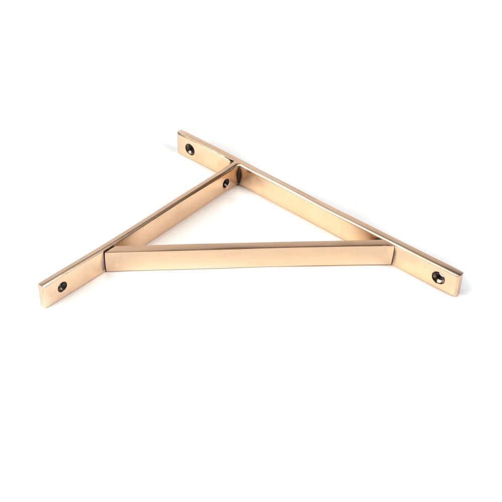 From The Anvil Accessories Polished Bronze / Shelf Brackets / 260 x 200mm From The Anvil - Polished Bronze Chalfont Shelf Bracket (260mm x 200mm)