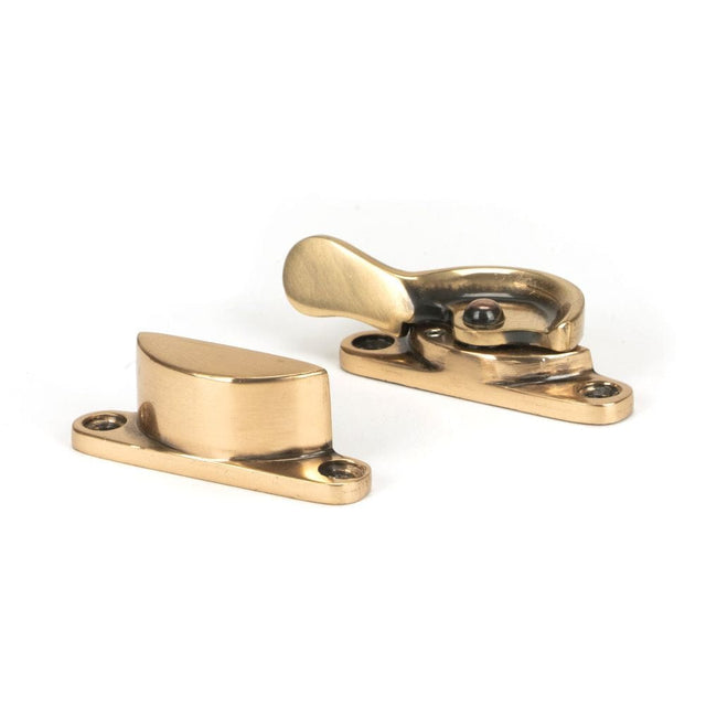 From The Anvil Window Furniture Polished Bronze / Sash Window Fitch Fasteners / Yes From The Anvil - Polished Bronze Fitch Fastener