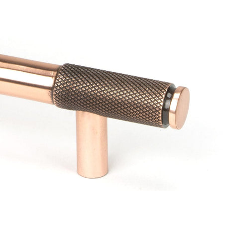 From The Anvil Cabinet Hardware Polished Bronze / Cabinet Pull Handles / Large From The Anvil - Polished Bronze Half Brompton Pull Handle - Large