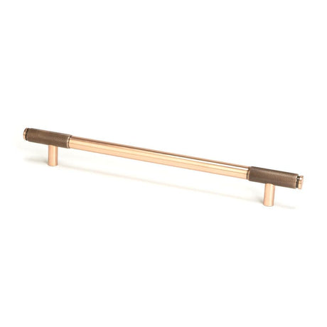 From The Anvil Cabinet Hardware Polished Bronze / Cabinet Pull Handles / Large From The Anvil - Polished Bronze Half Brompton Pull Handle - Large