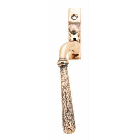 From The Anvil Window Furniture Polished Bronze / Left Hand / Yes From The Anvil - Polished Bronze Hammered Newbury Espag - LH