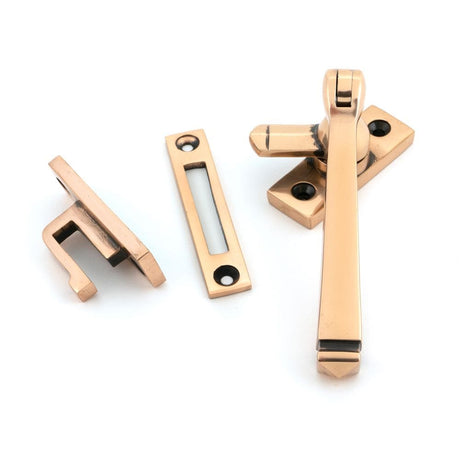 From The Anvil Window Furniture Polished Bronze / Yes / Mortice & Hook Place From The Anvil - Polished Bronze Locking Avon Fastener