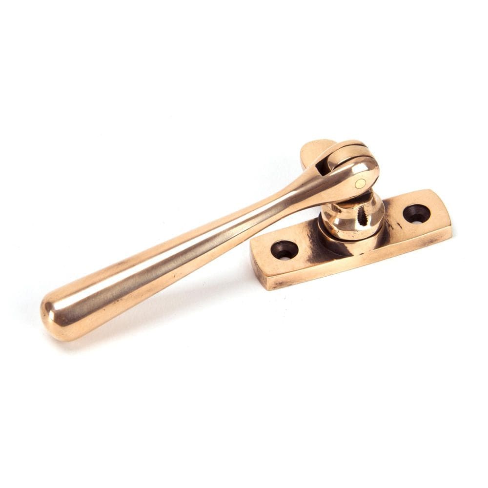 From The Anvil Window Furniture Polished Bronze / Yes / Mortice & Hook Place From The Anvil - Polished Bronze Locking Newbury Fastener