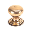 From The Anvil Cabinet Hardware Polished Bronze / Cabinet Knobs / 32mm Dia. From The Anvil - Polished Bronze Mushroom Cabinet Knob 32mm