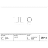 From The Anvil Window Furniture Polished Bronze / Sash Ring From The Anvil - Polished Bronze Sash Eye Lift