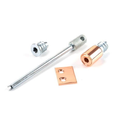 From The Anvil Window Furniture Polished Bronze / Locking Sash Stops From The Anvil - Polished Bronze Secure Stops (Pack of 4)