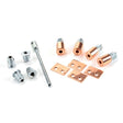 From The Anvil Window Furniture Polished Bronze / Locking Sash Stops From The Anvil - Polished Bronze Secure Stops (Pack of 4)